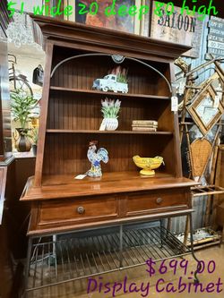 Cabinet Display We are located at 2811 East Bell road. Another Time Around Furniture.