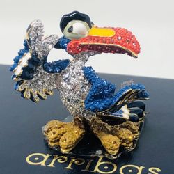 Disney Arribas Brothers Lion Kings Zazu Swarovski Crystal Figurine 