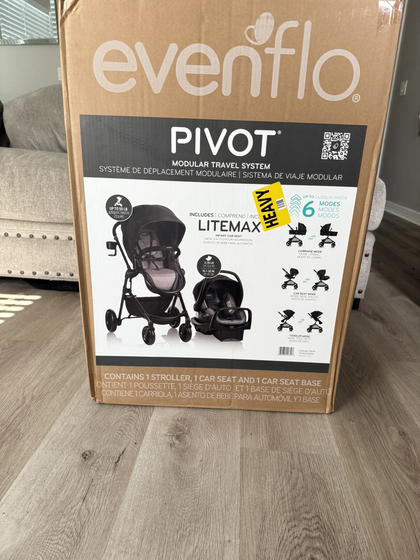 Brand New Car Seat And Stroller (in Box)