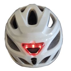 Adult Bike Helmet with LED Safety Light Adjustable Dial & Removable Visor - Adjustable Bicycle Cycling Helmet for Men & Women