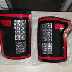15-17 Ford F-150 LED Tail Lights Luces Traseras Calaveras Micas Faros Lamps