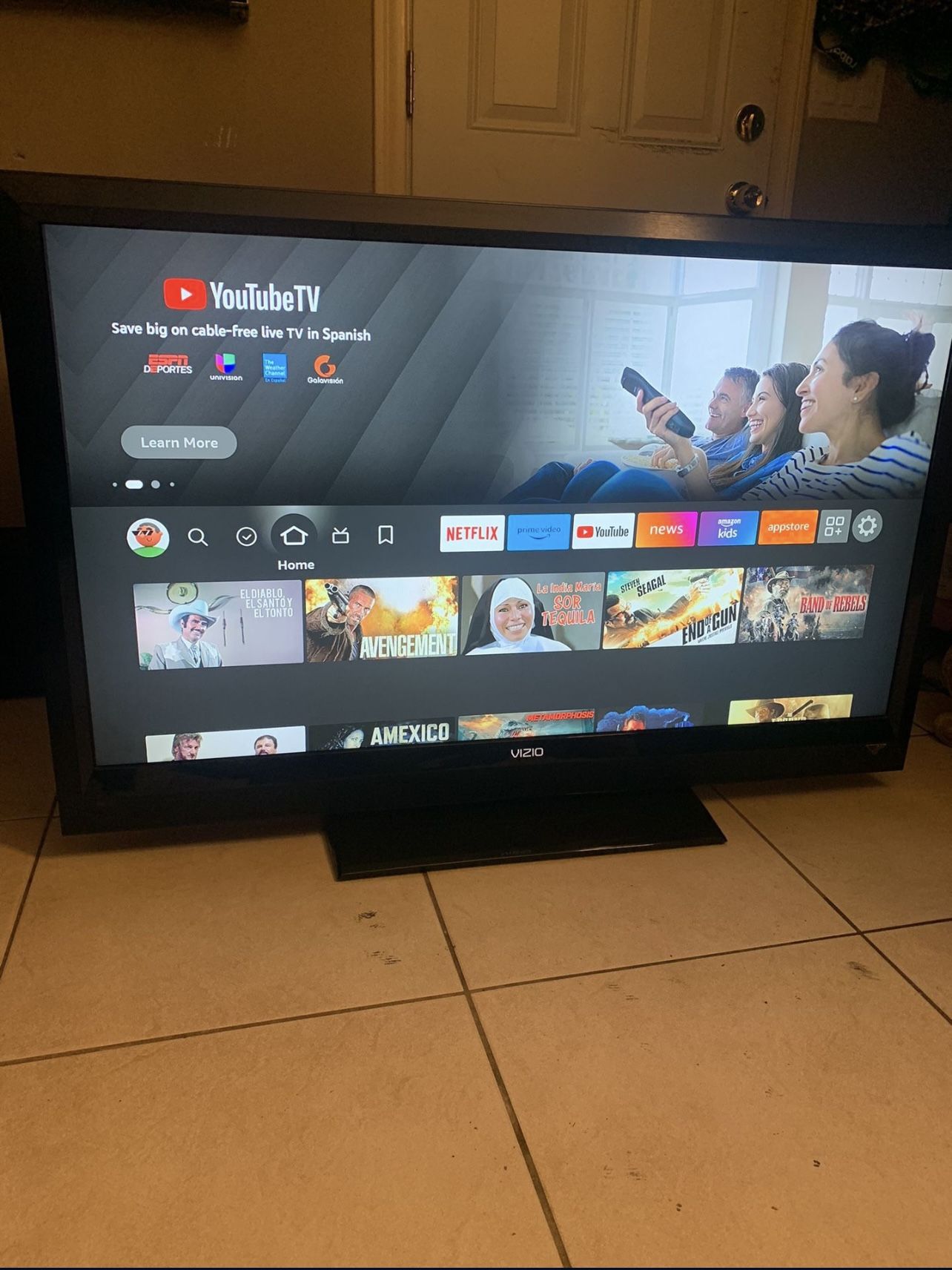 vizio tv 47”
