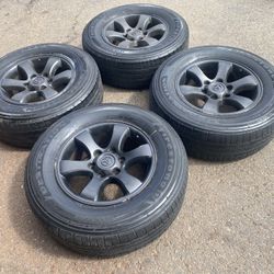 17” Factory Toyota 6 lug wheels & tires   