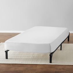 1 Metal Bed Frame, 6-Leg TWIN  +  3" Wide Wood Slats 