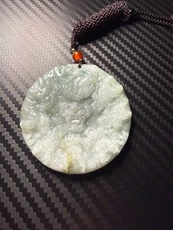 100% Natural Jade A jade Dragon pendant