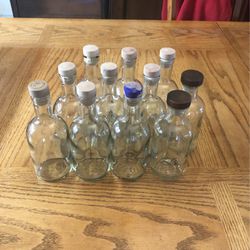 11 Small Craft Bottles 