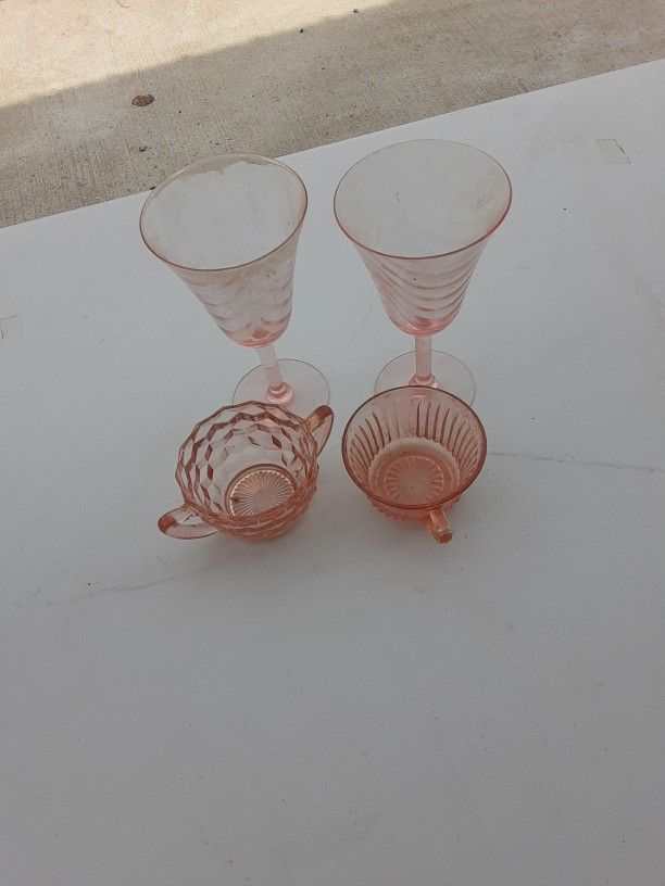 Antique glassware
