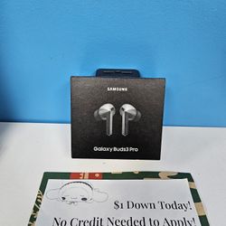Samsung Buds3 Pro - In The Ear Headphoned - Payments Available - Pay $1 Down To take It home