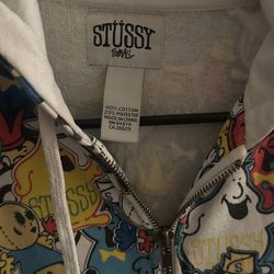 stussy zip up hoody