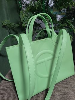 Telfar Large Mint Green Tote Bag
