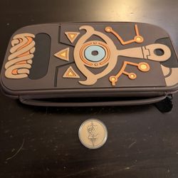 Zelda BOTW Switch 1 Case And Coin 