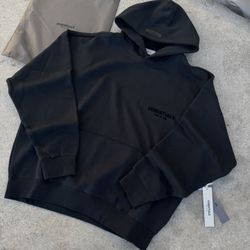 Black Essential Hoodie 