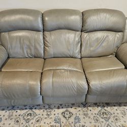 Gray Recliner Sofa