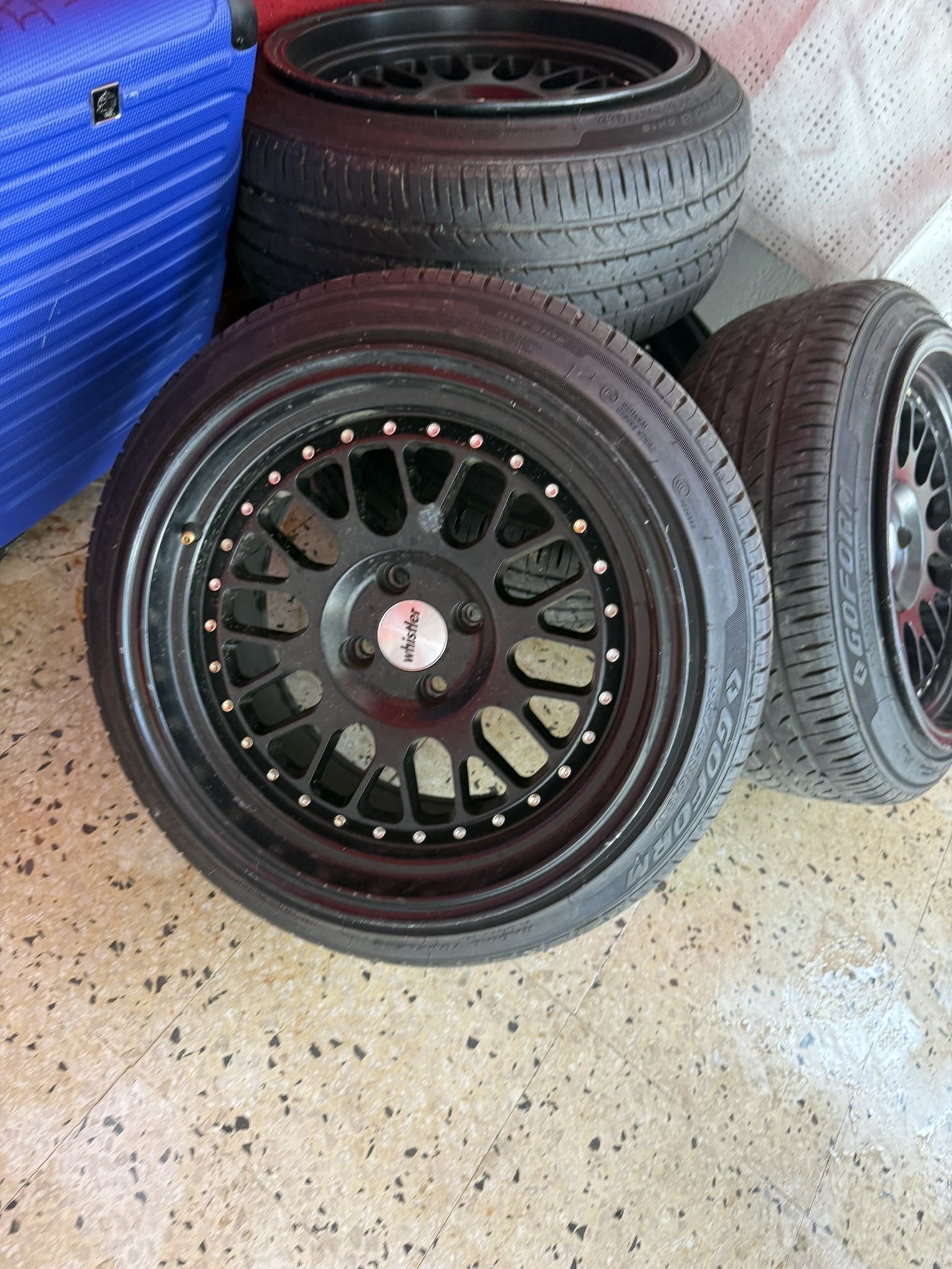 4 Lug 16”” Rims With Tires 