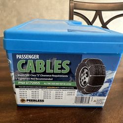 Peerless Chain Passenger Car Tire Cables, #0172955