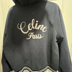 Celine Loose Sweatshirt In Cotton oversized