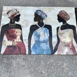 Ethnic African Woman Canvas – Wall Art