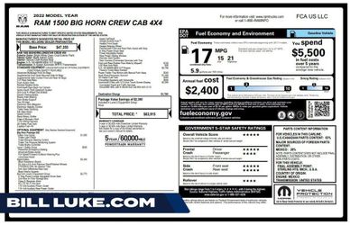 2022 RAM 1500
