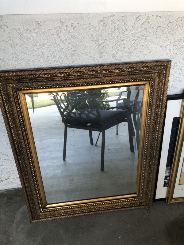 Pier 1 Wood Frame Mirror for Sale in West Covina, CA - OfferUp