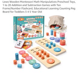 Wooden Montessori Math Set