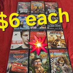 Sony PlayStation 2 Ps2 Games $6 Each 💥