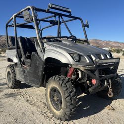 2007 Yamaha Rhino 660 4x4 Side By Side UTV Loud Stereo Light Bars