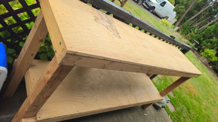 Wood shelving