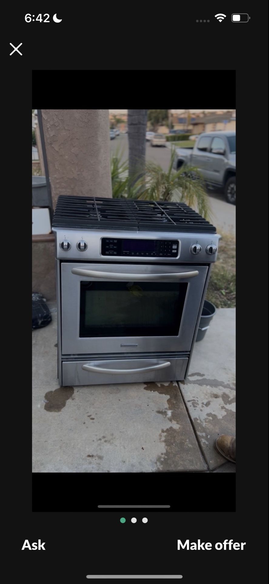 Kitchen Aid Slide In Stove