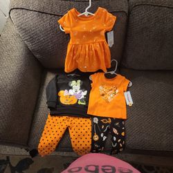 12 Month Girl Halloween Lot