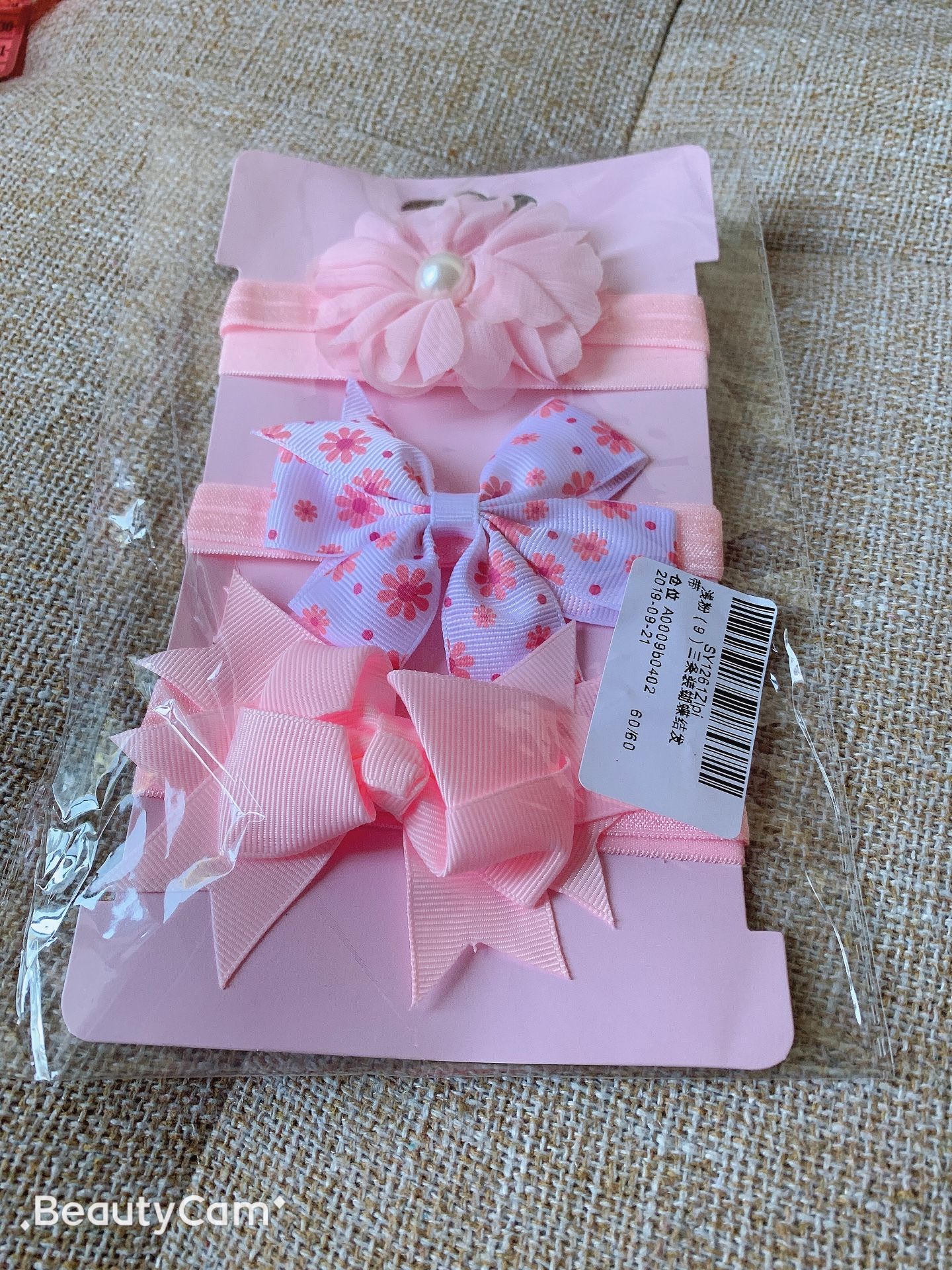 3Pcs/Set Baby Girl Headbands Elastic