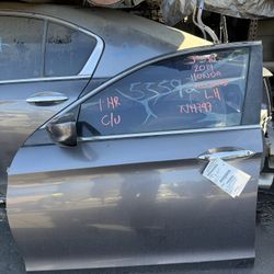 2013 - 2017 Honda Accord Front Door Left Side Driver Gray