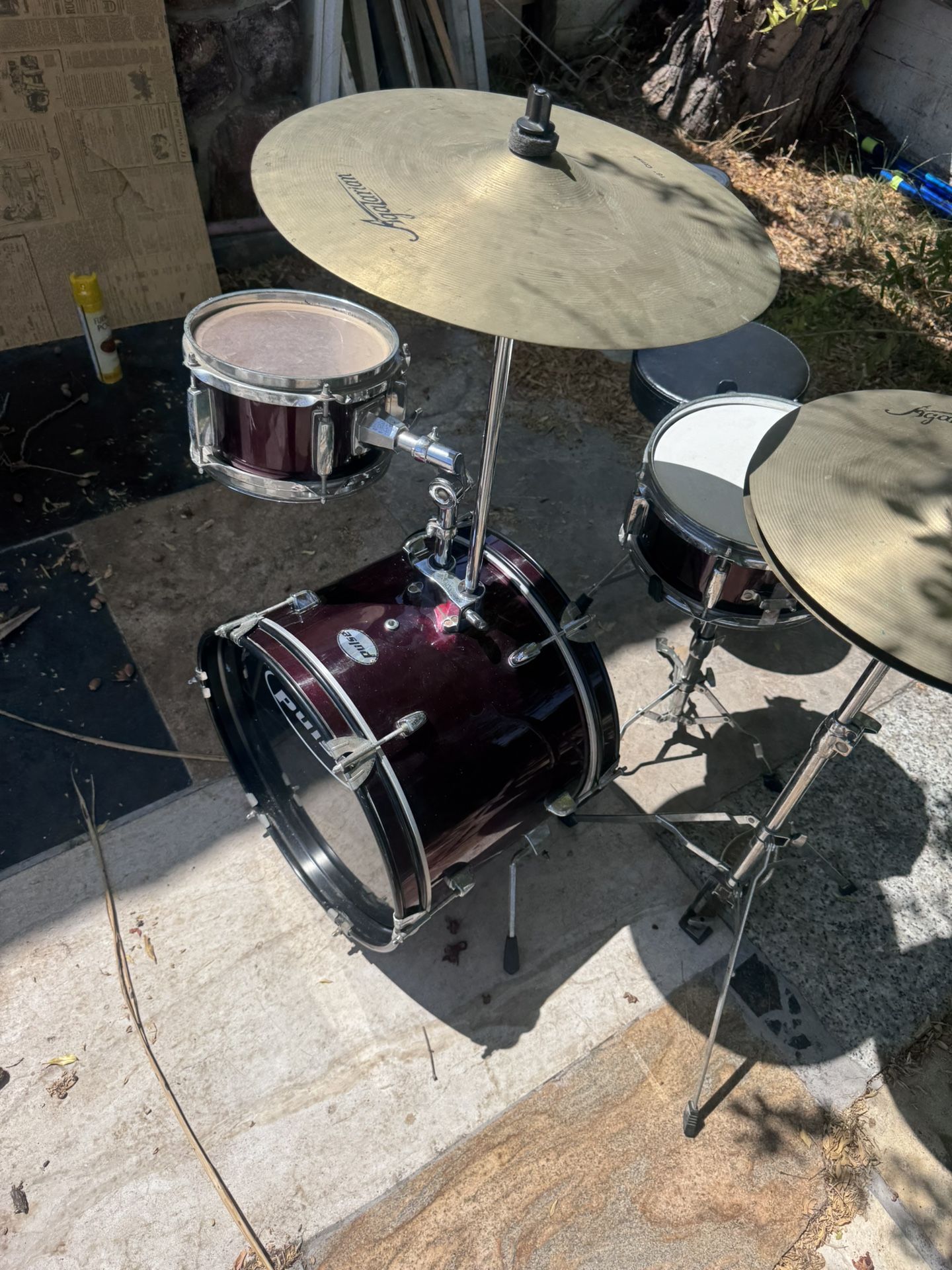 Junior Size Drum Set 