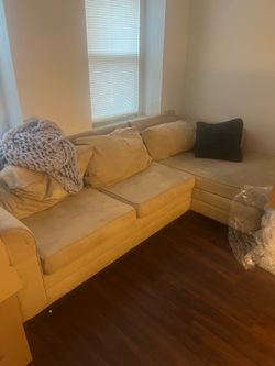 Large loveseat and couch