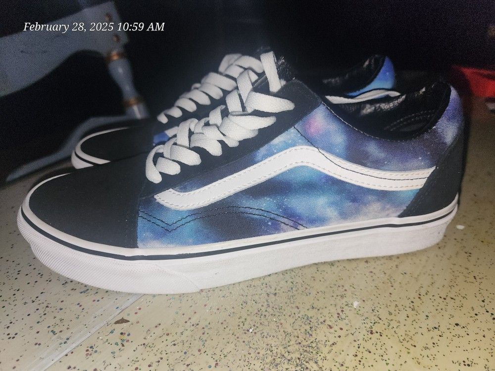 Mens Old Skool Galaxy Vans