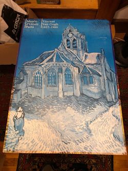 Poster Board Print Faded Musee dOrsay Paris Van Gogh