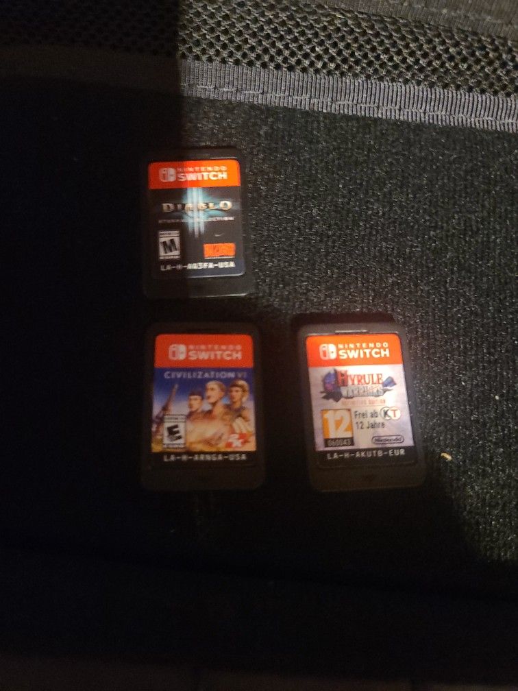 Nintendo Switch cartridges