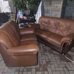 Brown Sofa Set