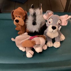 Disney Beanie Babies. 4. Lady And The Tramp
