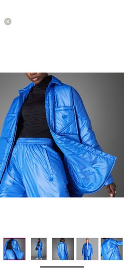 ADIDAS NWT ($300) Blue Version Padded Shirt Jacket *Royal Blue M