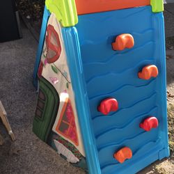 Kids Heavy Duty Easel Tent And Climber Only $30 Firm