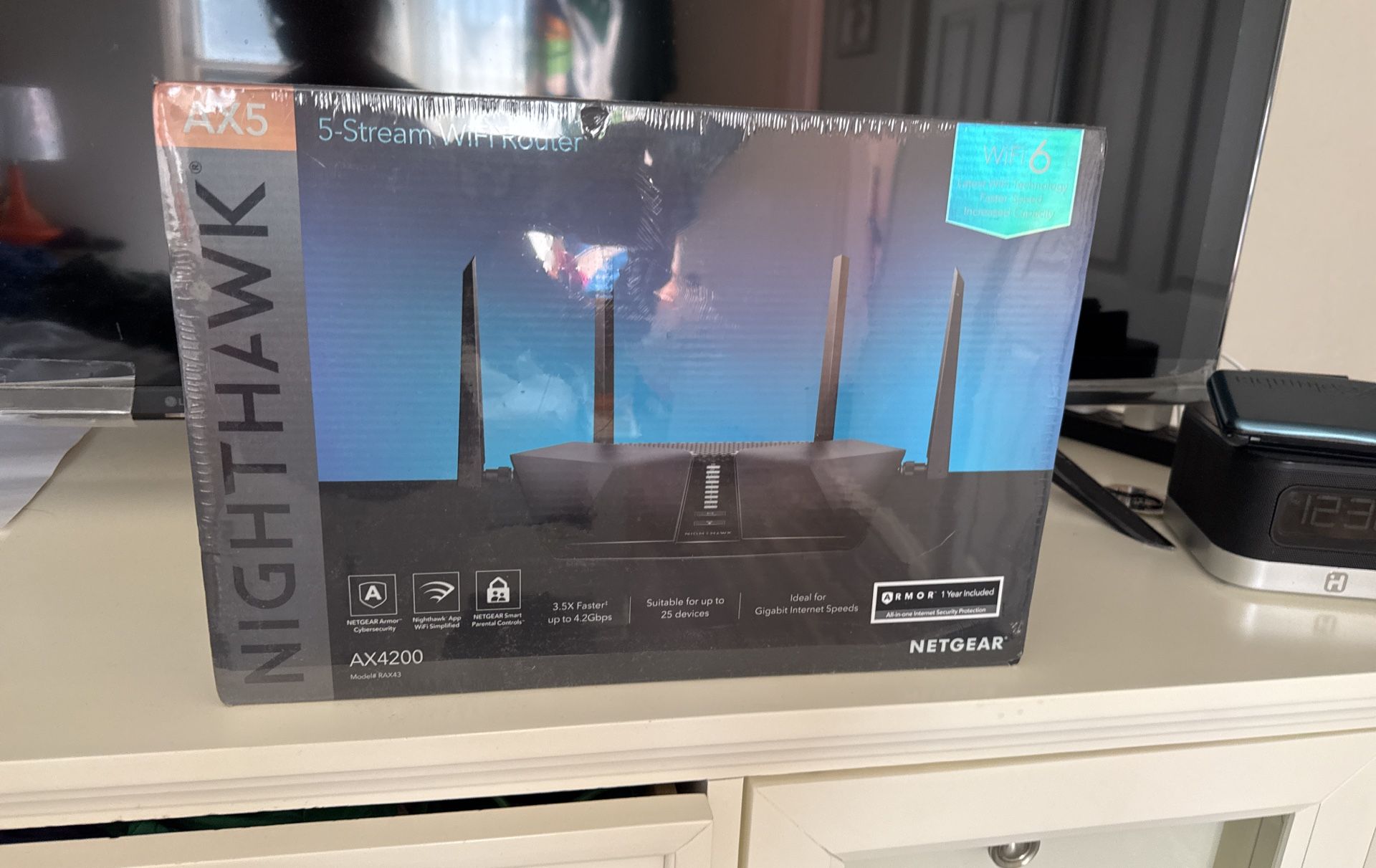 Nighthawk AX5 Ax4200 Netgear Router NEW
