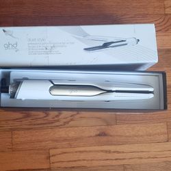 Ghd White Flat Iron 2 In 1 Blower 