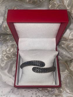 Vintage John Hardy 925 Sterling Silver Braided Cuff Bracelet NWT don’t cry