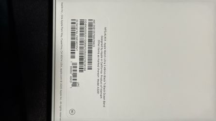 Apple Watch Ultra 3 49mm Black Titanium