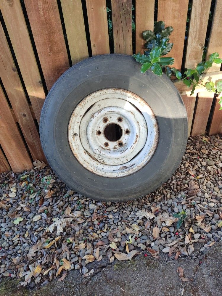 Spare Trailer Tire