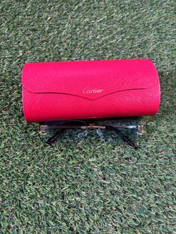 Blue frame cartier glasses
