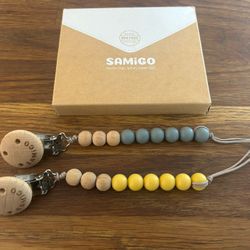 Pacifier clips (pack of 2)