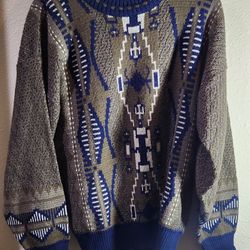 VINTAGE ANTHONYS MULTICOLOR SWEATER SIZE MEDIUM 80'S 90'S