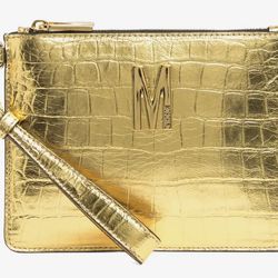 Moschino Tote Bag And Gold Clutch 