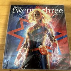 D23 Disney Twenty-Three magazine, plus CAPTAIN MARVEL